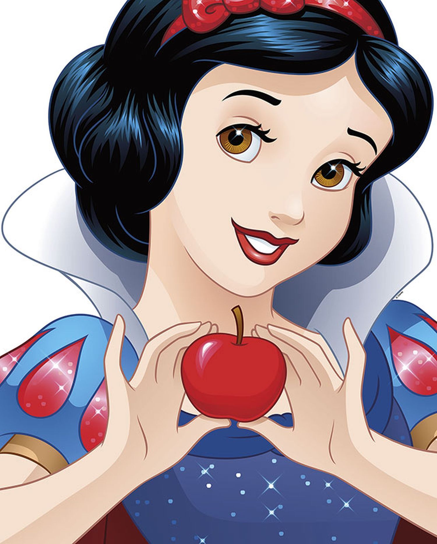 Disney plakat Królewna Śnieżka niebieskimIczerwonym - 610138 - 40 x 50 cm