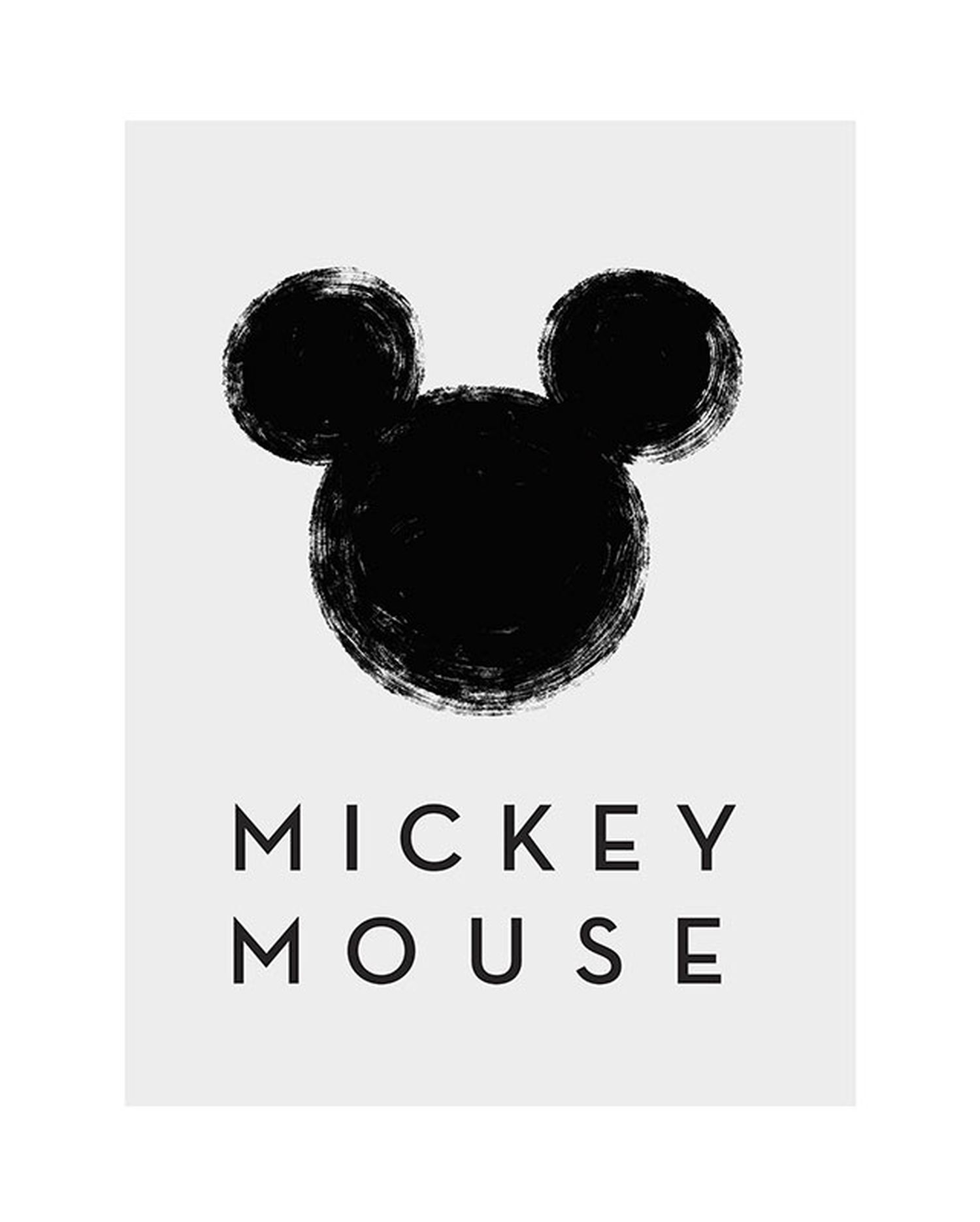 Disney plakat Myszka Miki szarymIczarnym - 610123 - 40 x 50 cm
