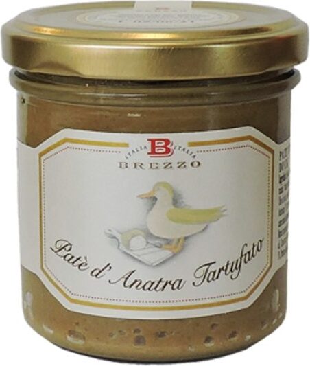 Włoski Pasztet z kaczki z czarną truflą, 145 g / Brezzo