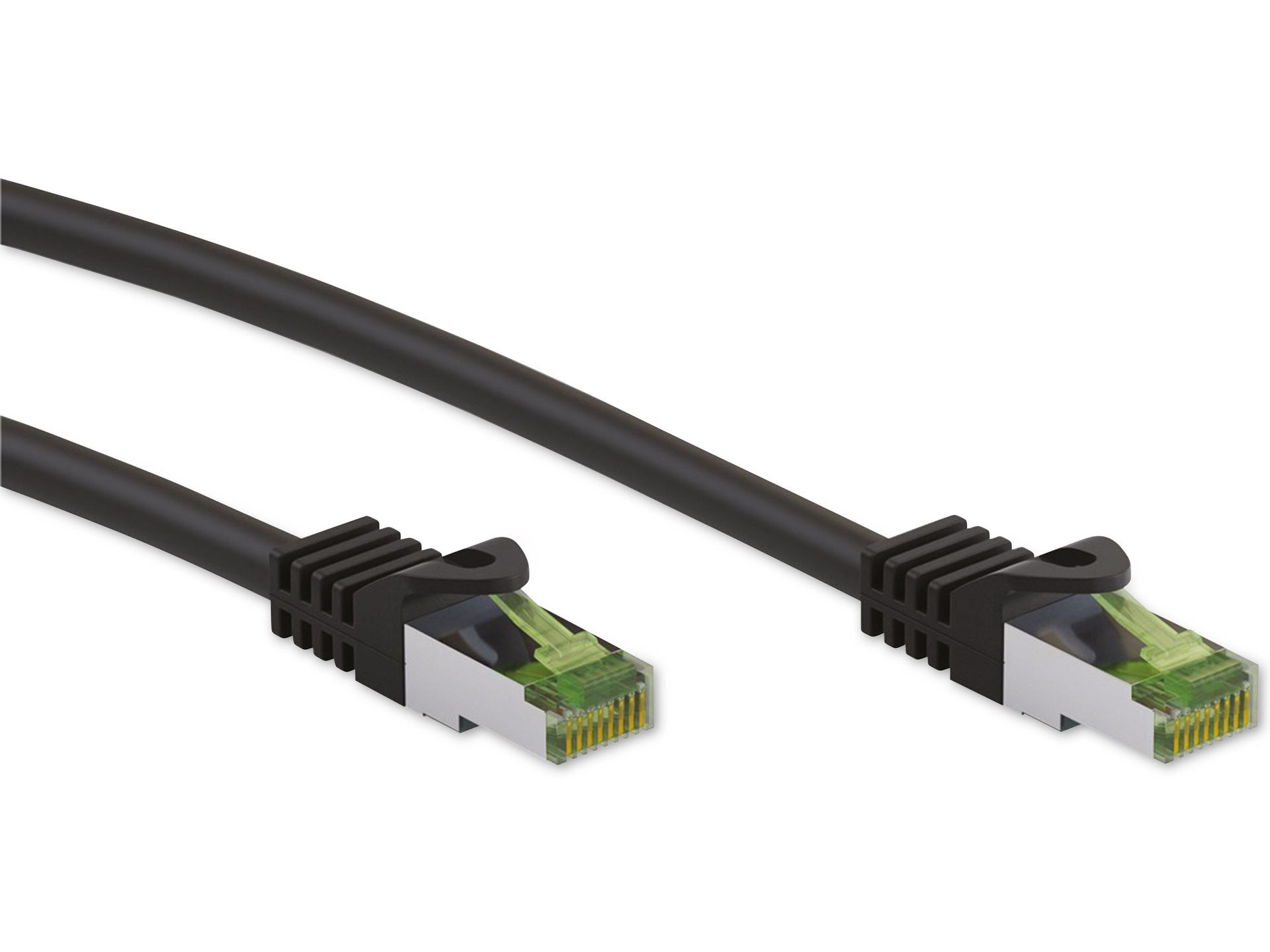 GOOBAY CAT.8.1 kabel sieciowy S/FTP, GHMT, CU, czarny, 20,0 m