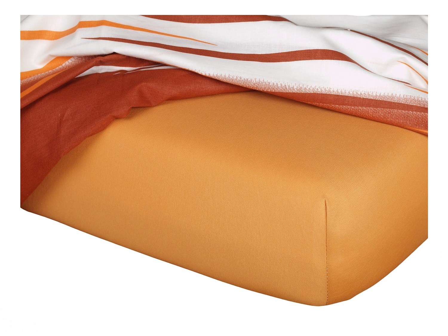 Prześcieradło jersey caramel 140x200x20 cm