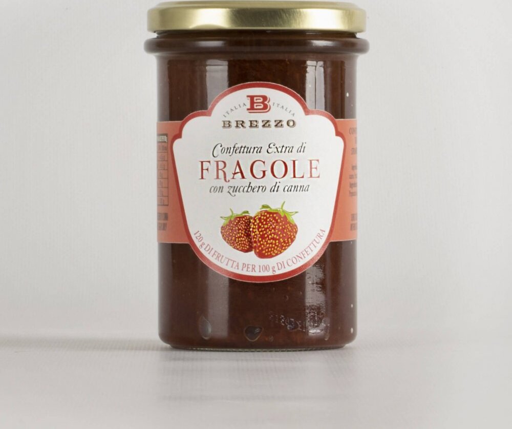 Dżem truskawkowy extra, 350 g (120 g owoców na 100 g) / Brezzo