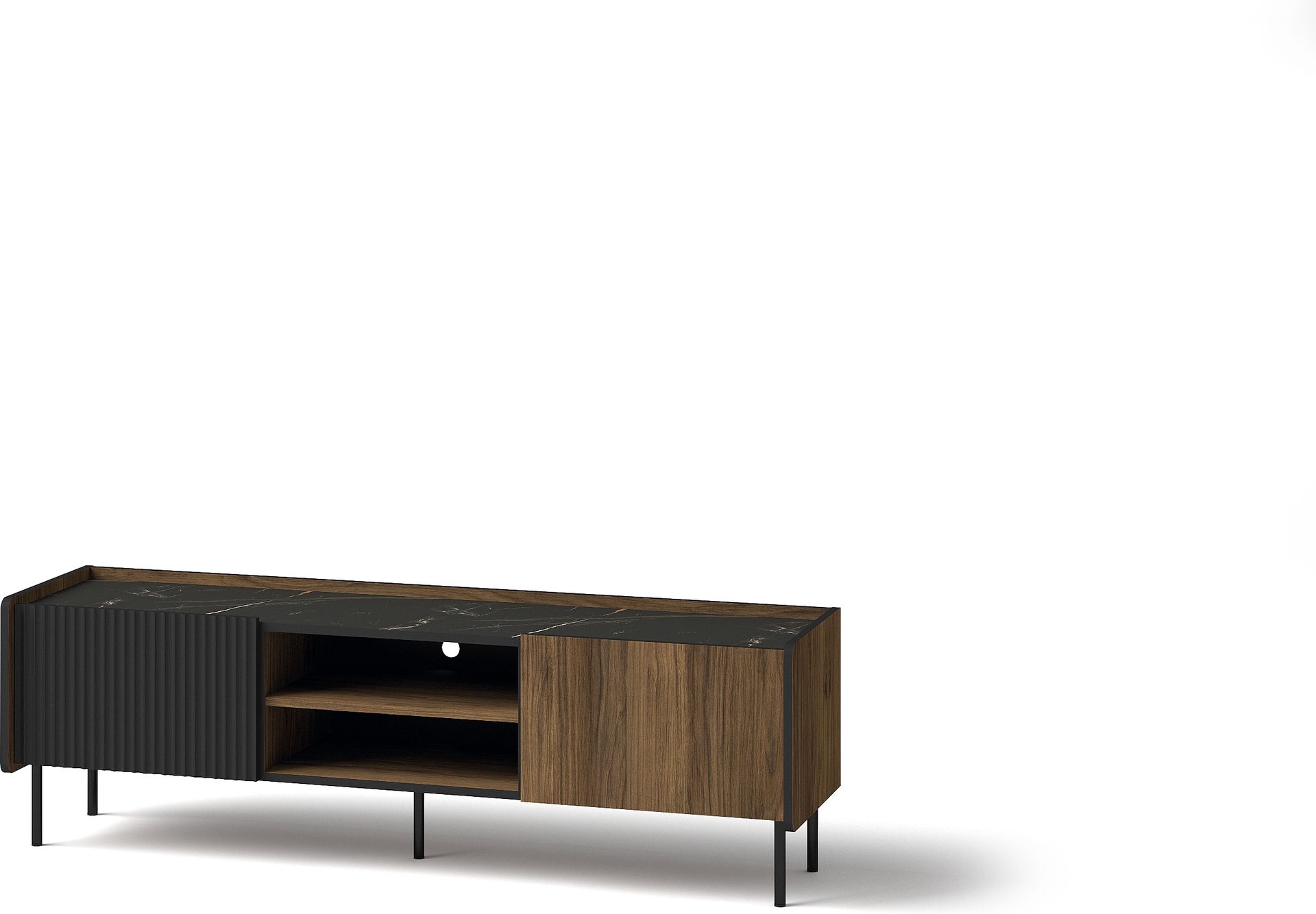 Minio, szafka pod TV, 150 cm, płyta niska, 