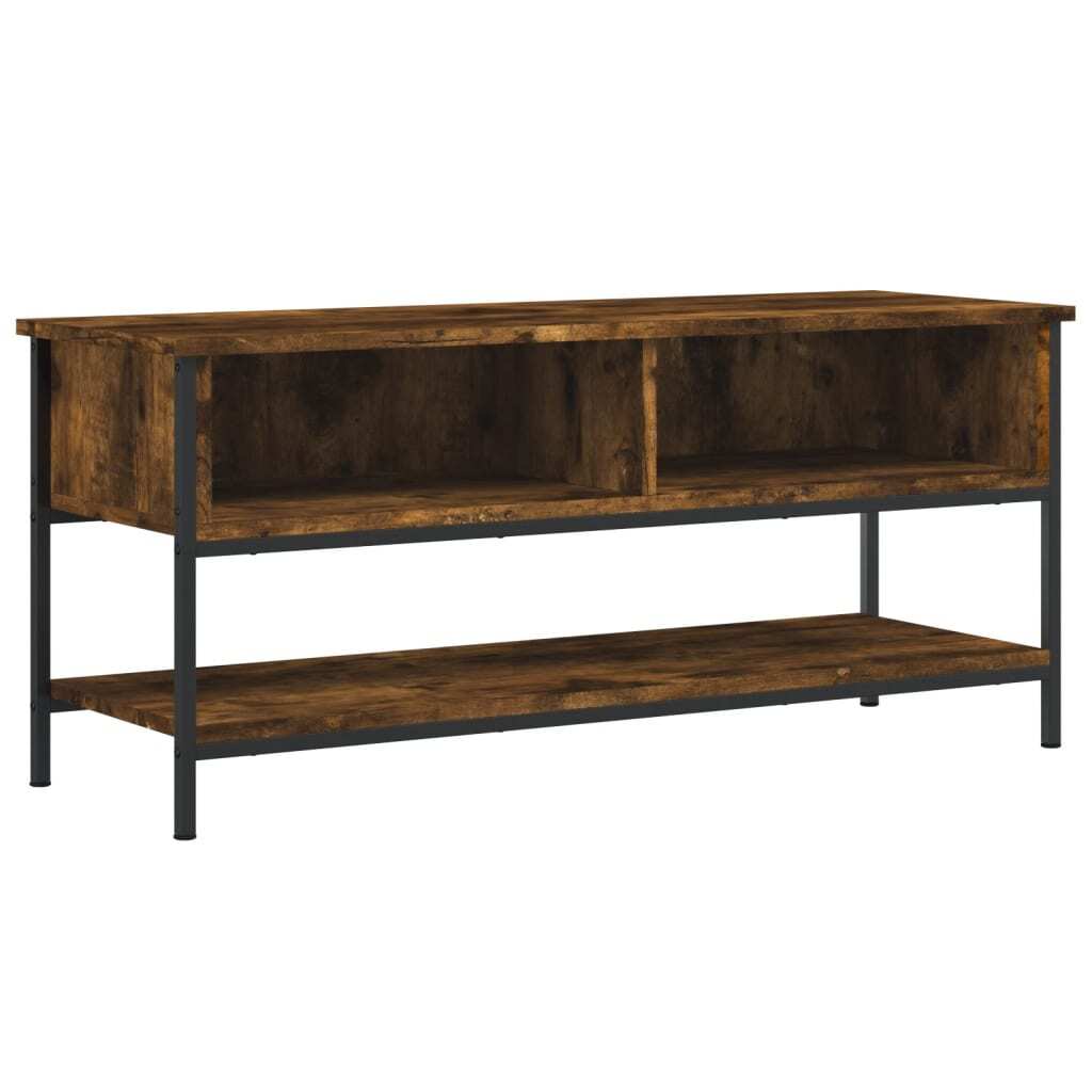 vidaXL Szafka pod TV dąb wędzony 100x35x45 cm materiał drewnopochodny