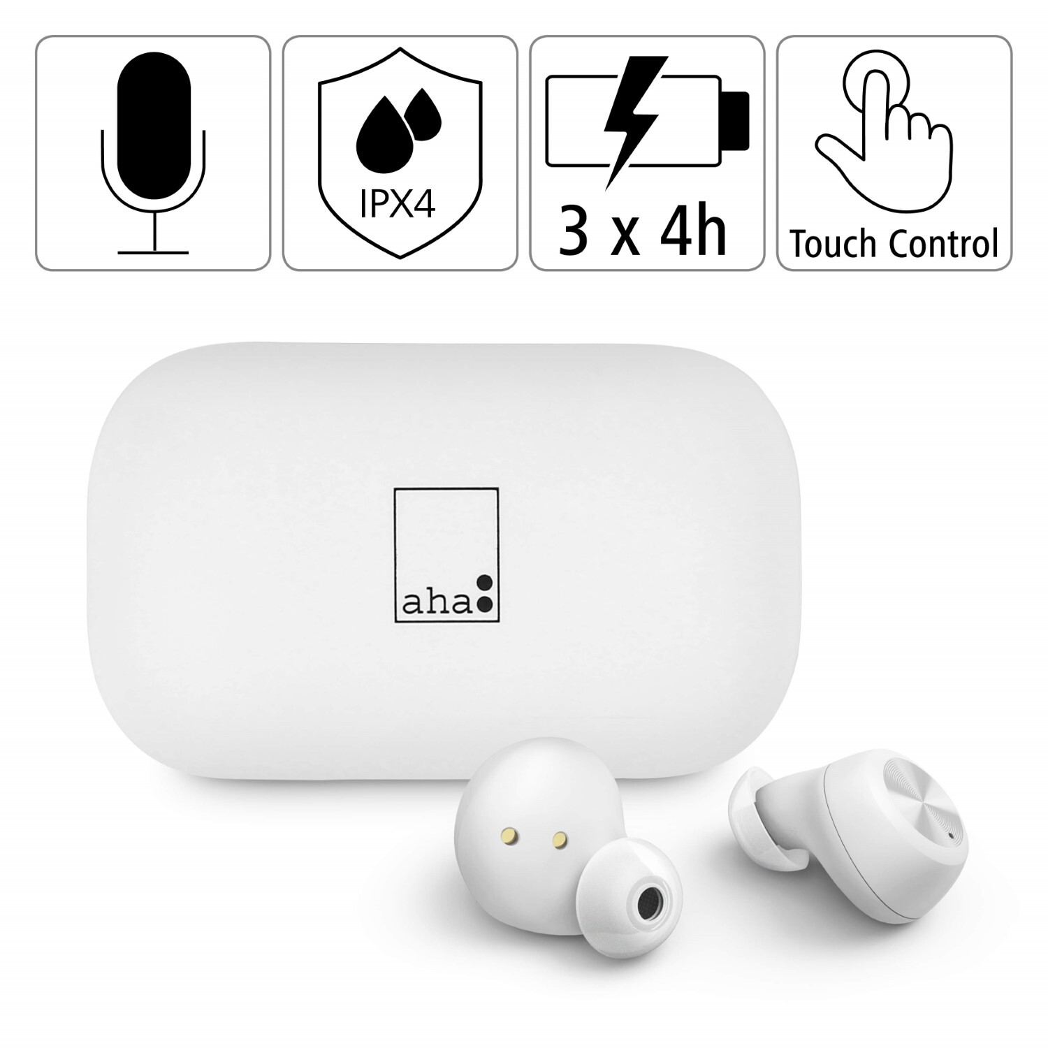 HAMA Słuchawki Bluetooth True Wireless In-Ear White