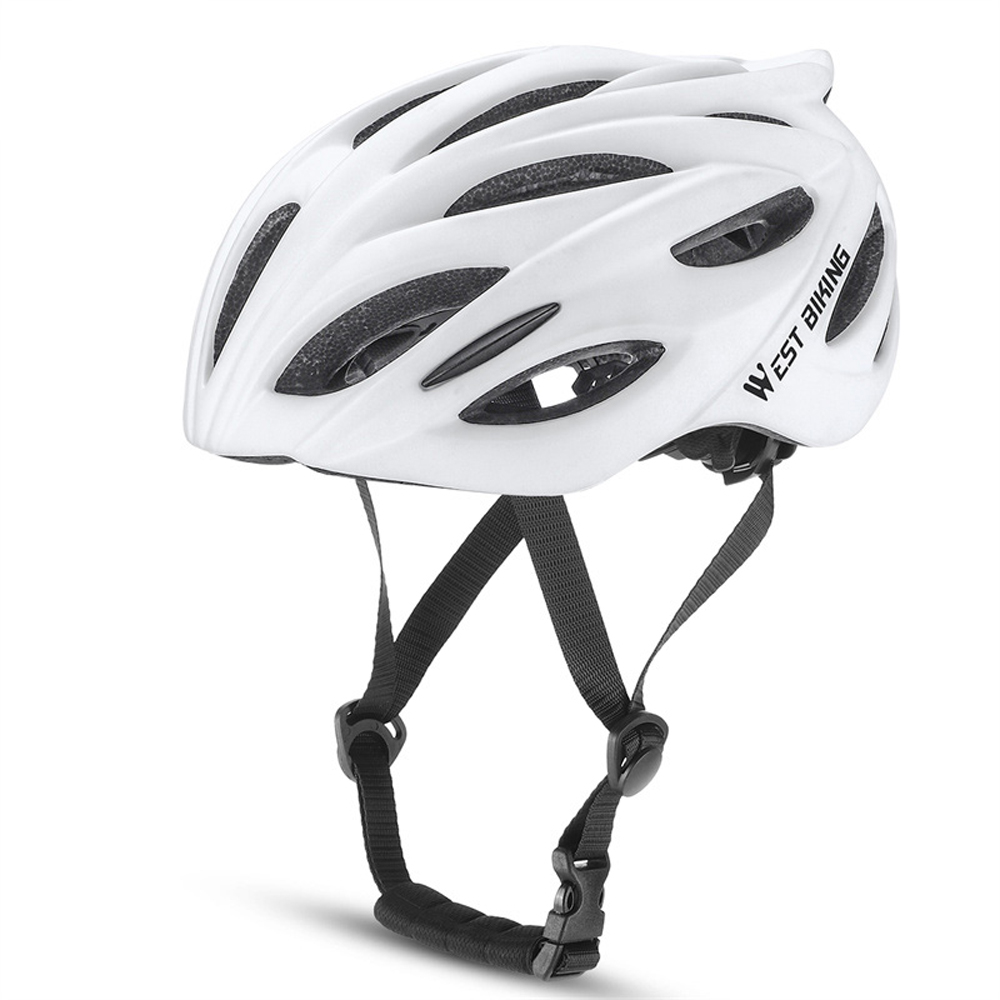 Kask rowerowy, kask szosowy na rower górski, jednoczęściowy oddychający uniwersalny kask sportowy, biały