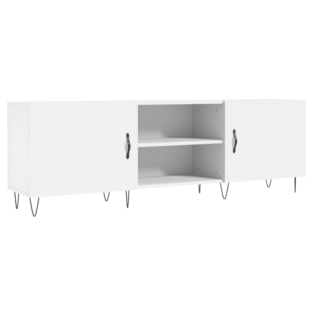 vidaXL Szafka pod TV biała 150x30x50 cm materiał drewnopochodny