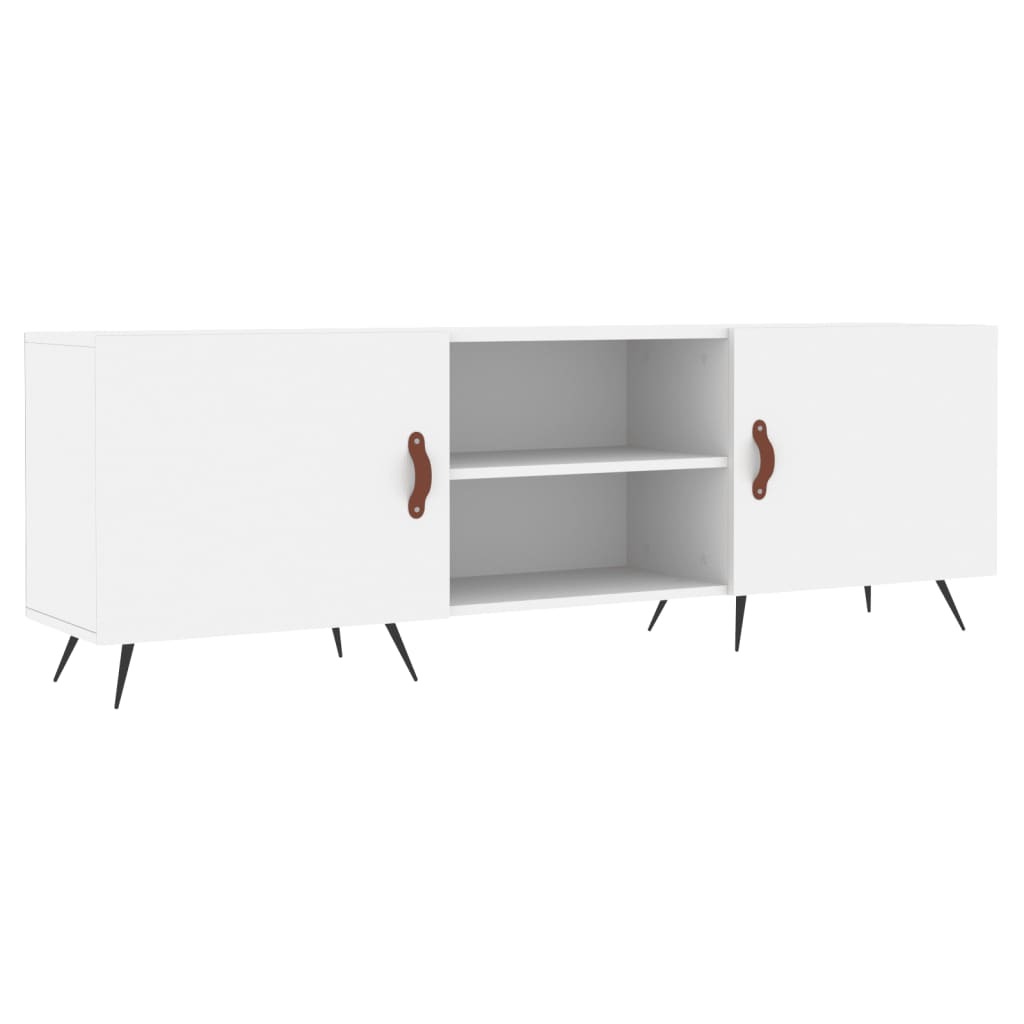 vidaXL Szafka pod TV biała 150x30x50 cm materiał drewnopochodny