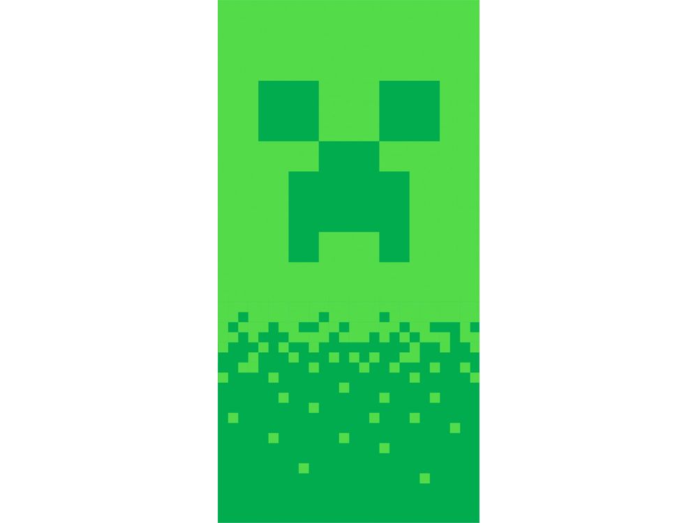 Zielony ręcznik Minecraft