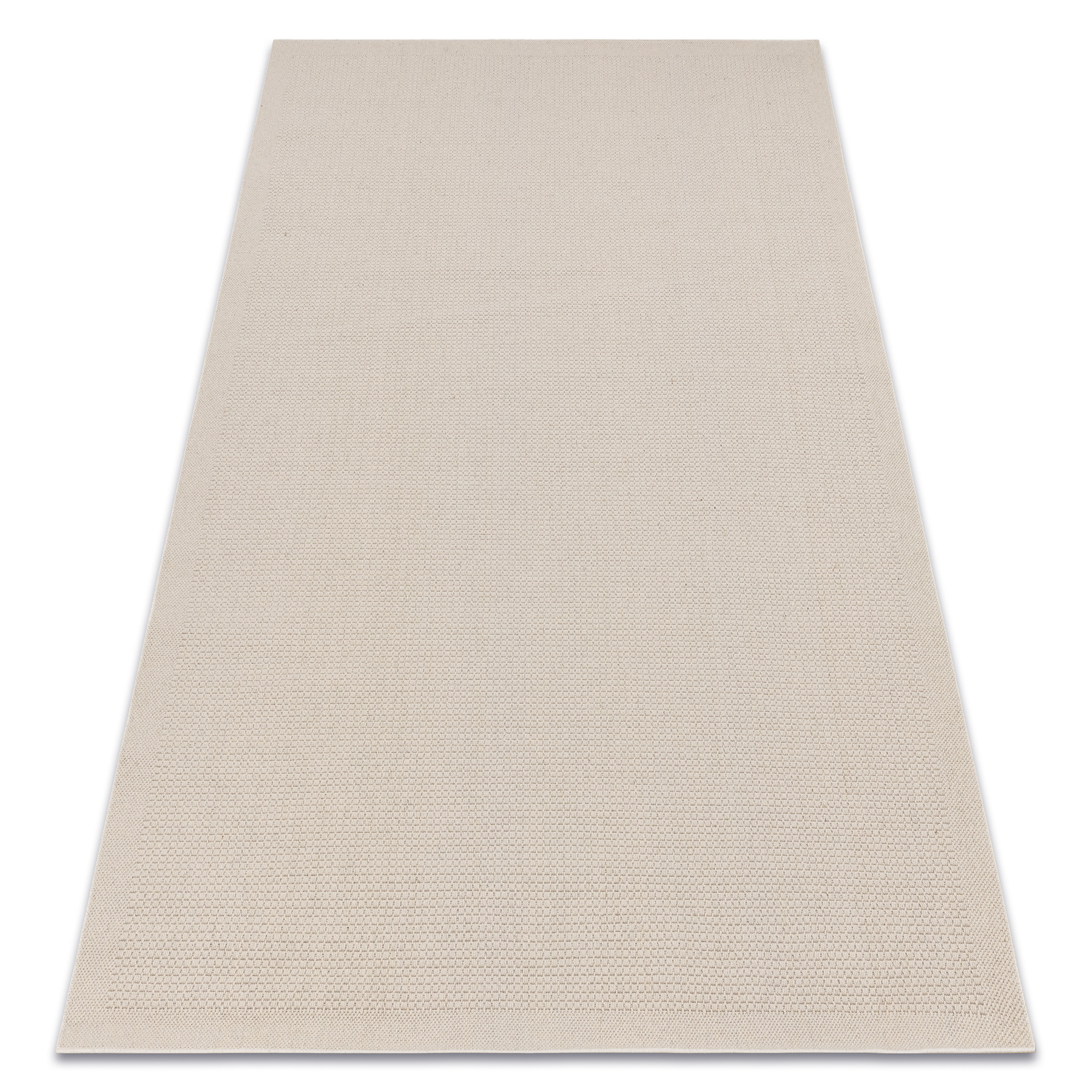 Dywan wełniany VILLA 8986/68200 Jednolity SIZAL, płaskotkany beż beżowy 200x300 cm