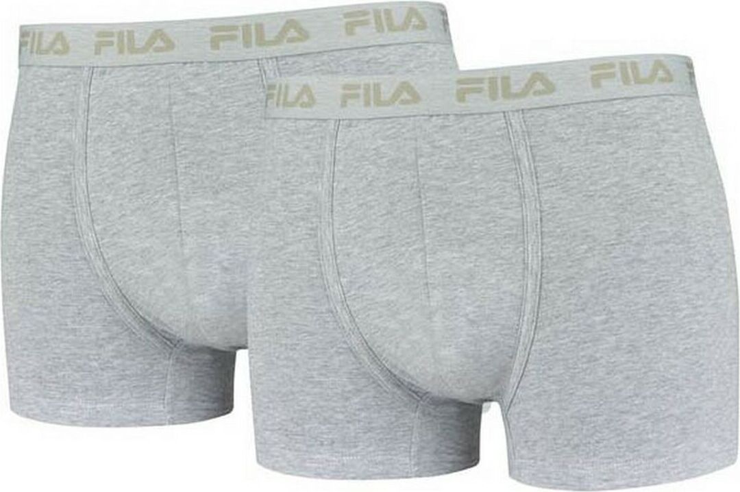 Fila Bokserki Męskie 2-Pack Szare, Xl