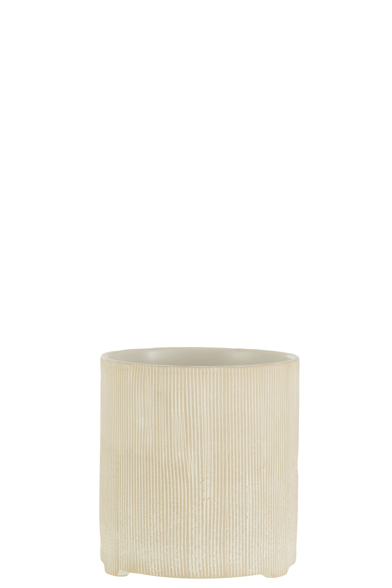 J-Line świeca zapachowa Happiness Blooms - biała - duża - 70 godzin.