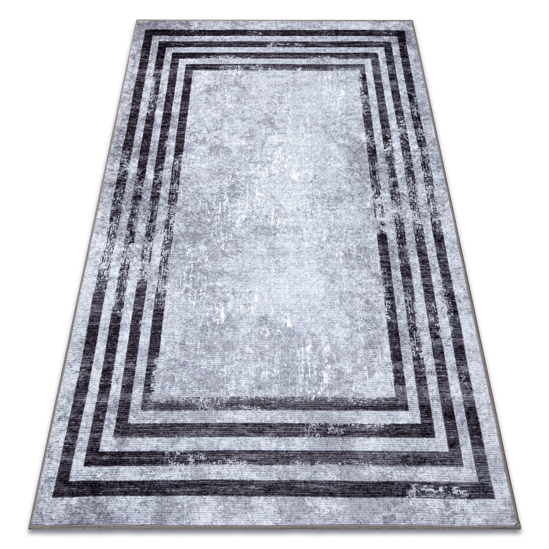 Dywan do prania MIRO 51325.805 Geometryczny, linie antypoślizgowy - szary 160x220 cm