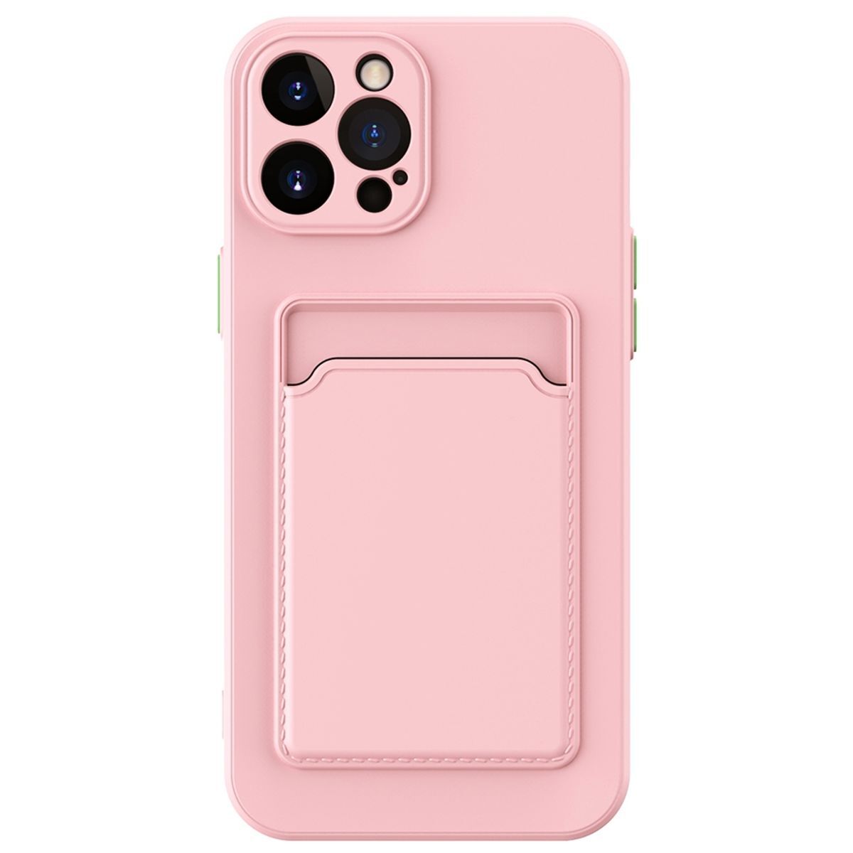 Etui König Design kompatybilne z Apple iPhone 15 Pro Max plastikowe miękkie etui na telefon - Etui na telefon komórkowy różowe