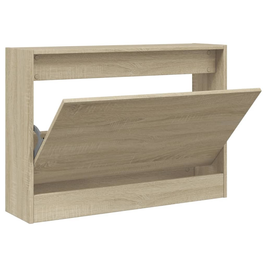vidaXL Szafka na buty dąb sonoma 80x21x57 cm materiał drewnopochodny