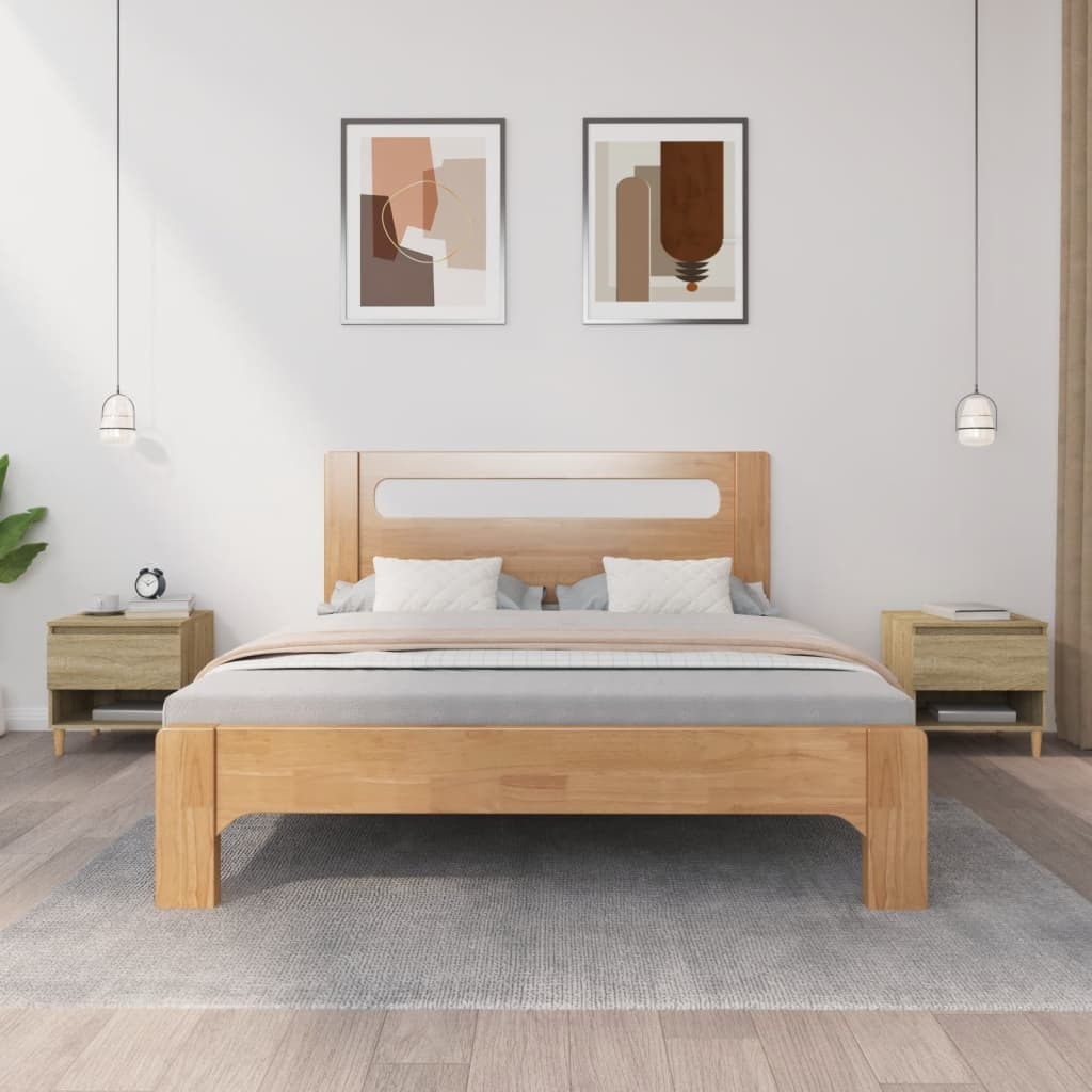 vidaXL Szafki nocne 2 szt. dąb sonoma 50x46x50 cm materiał drewnopochodny - Szafka nocna - Szafki nocne - Szafa - Szafka nocna