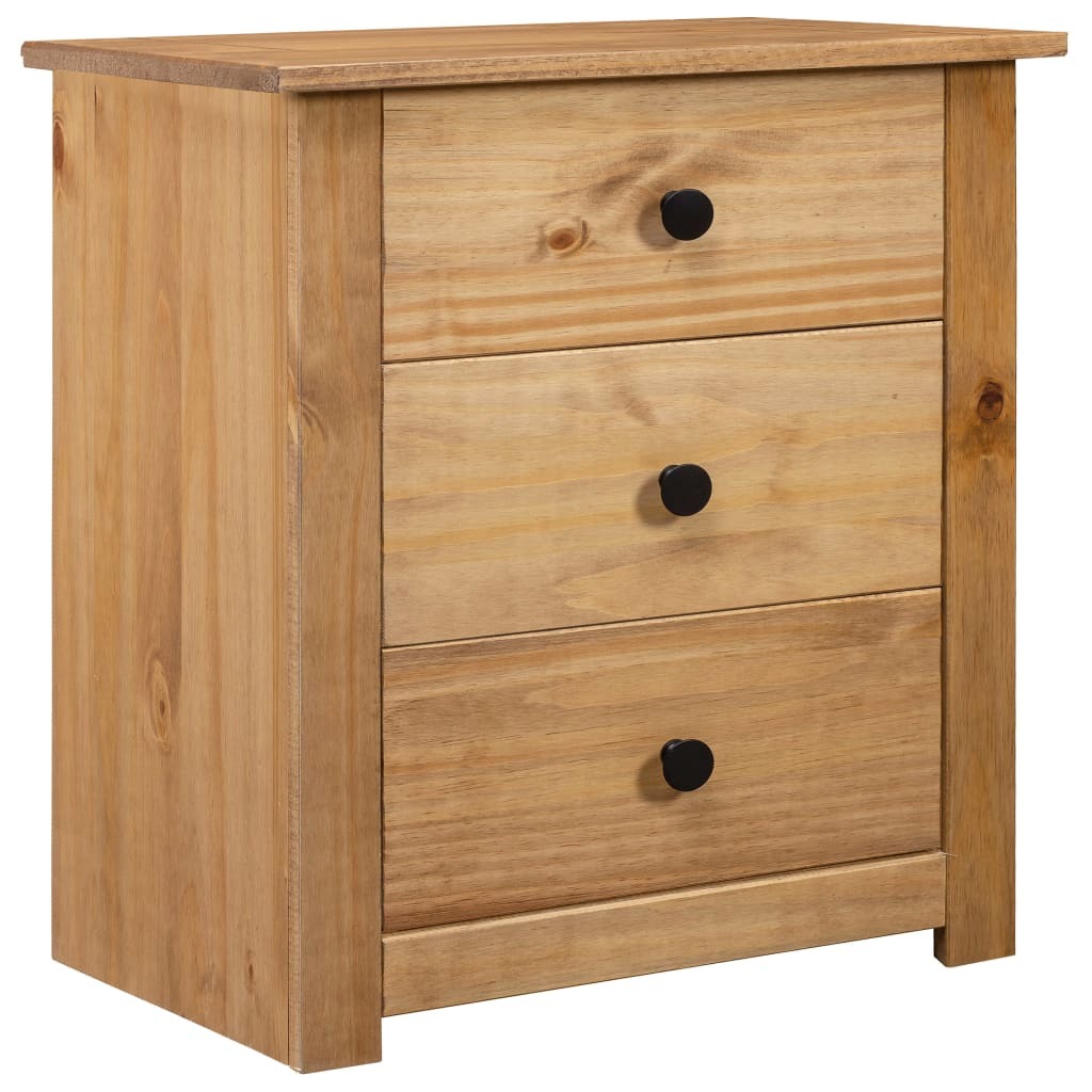 vidaXL Szafka nocna 46x40x57 cm drewno sosnowe Panama - Szafka nocna - Szafki nocne - Stoliki nocne - Stolik boczny