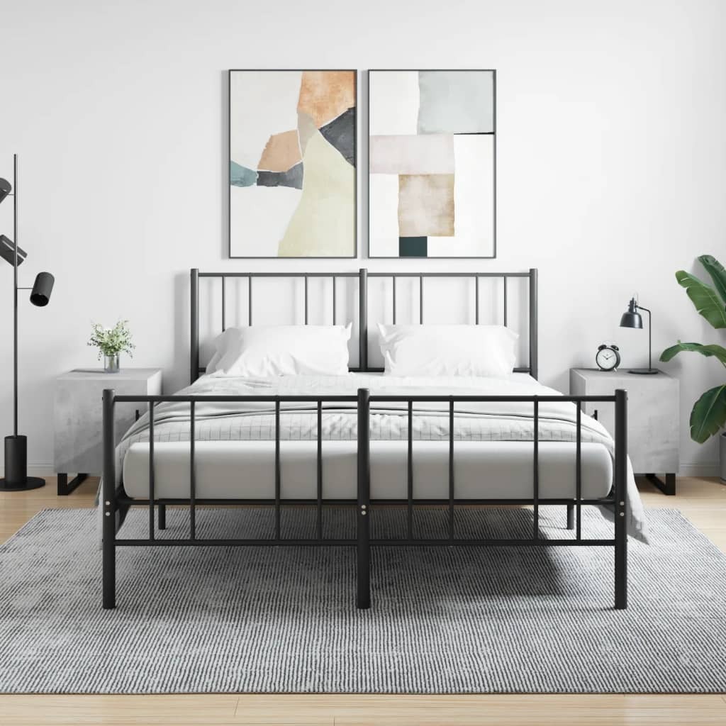 vidaXL Szafki nocne 2 szt. Beton szary 40x40x50 cm Materiał drewnopochodny - Stolik nocny - Szafki nocne - Szafa - Szafka nocna