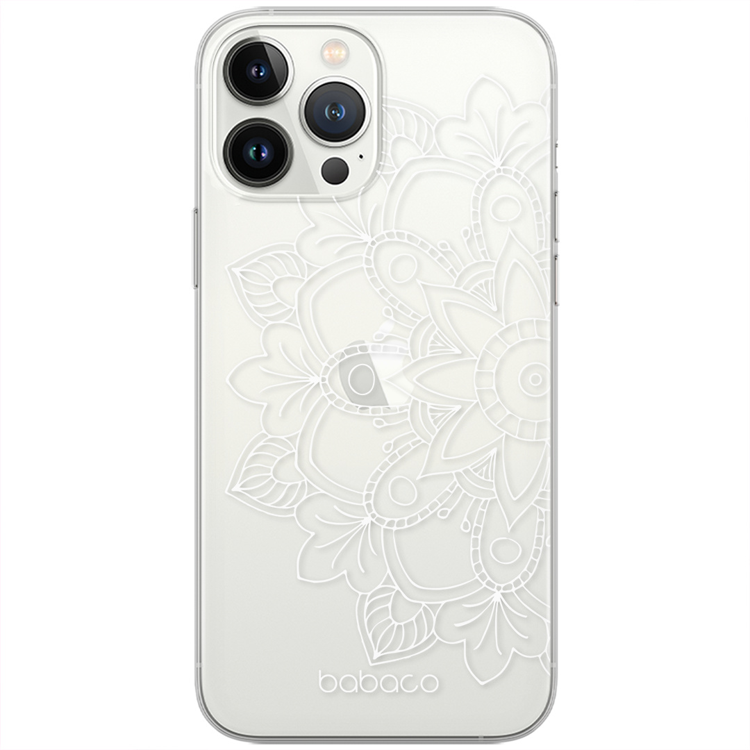 Etui do Samsung A34 5G Mandale 005 Babaco Nadruk częściowy Biały