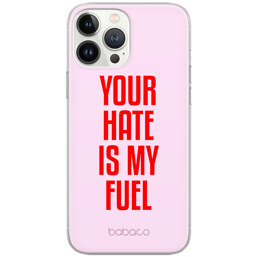 Etui do Samsung A34 5G My fuel 003 Babaco Nadruk pełny Różowy