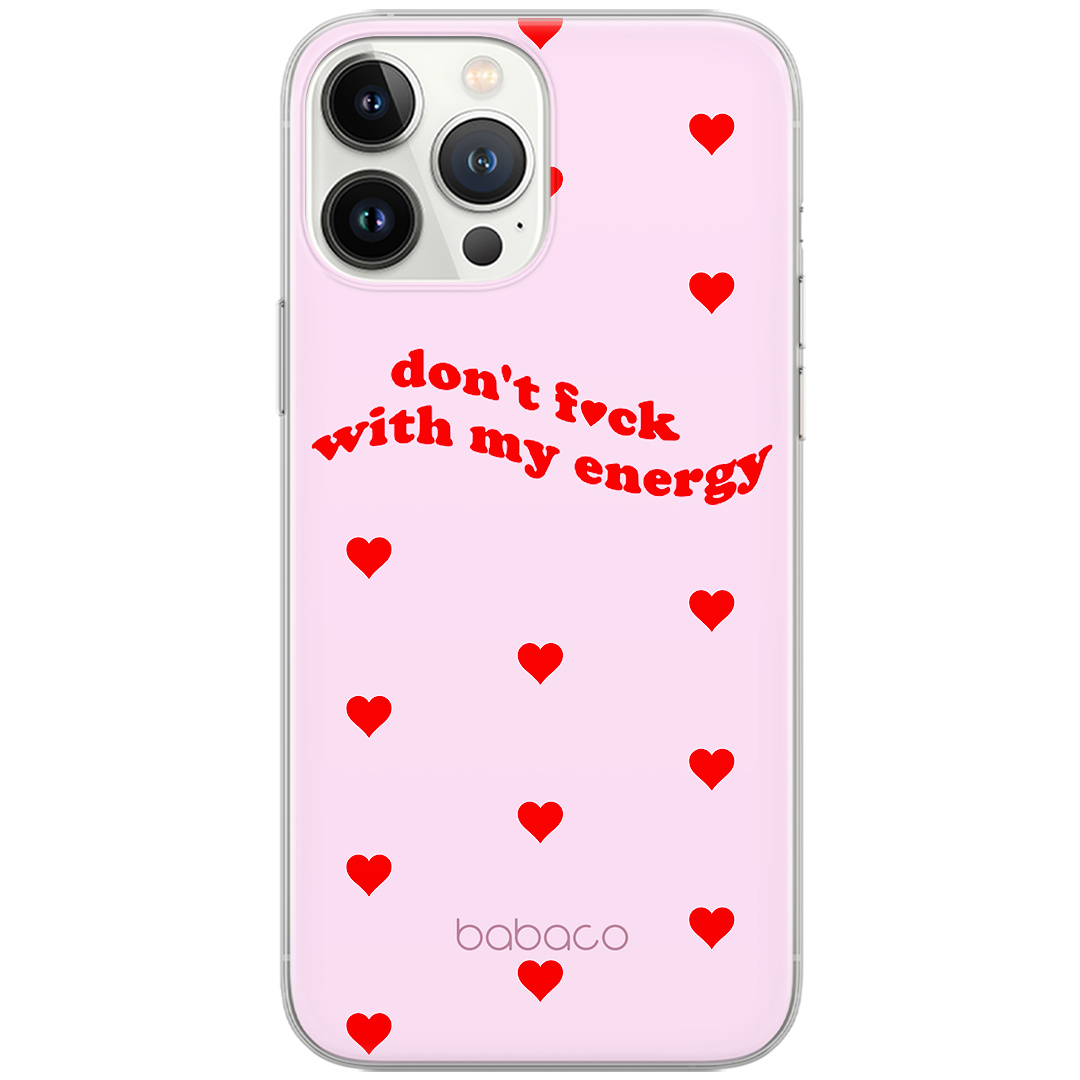 Etui do Samsung A14 4G/5G My energy 003 Babaco Nadruk pełny Różowy
