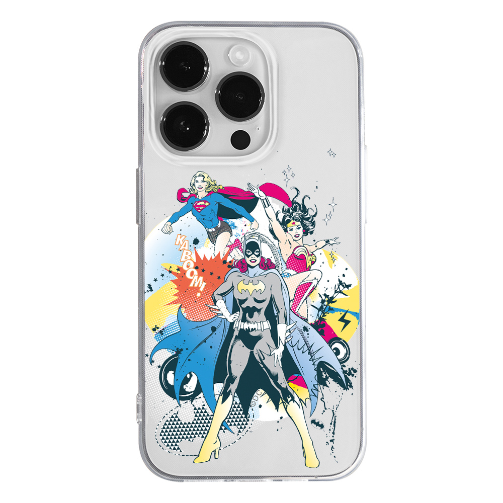 Etui do Samsung A14 4G/5G Super Girls 001 DC Nadruk częściowy Przeźroczysty
