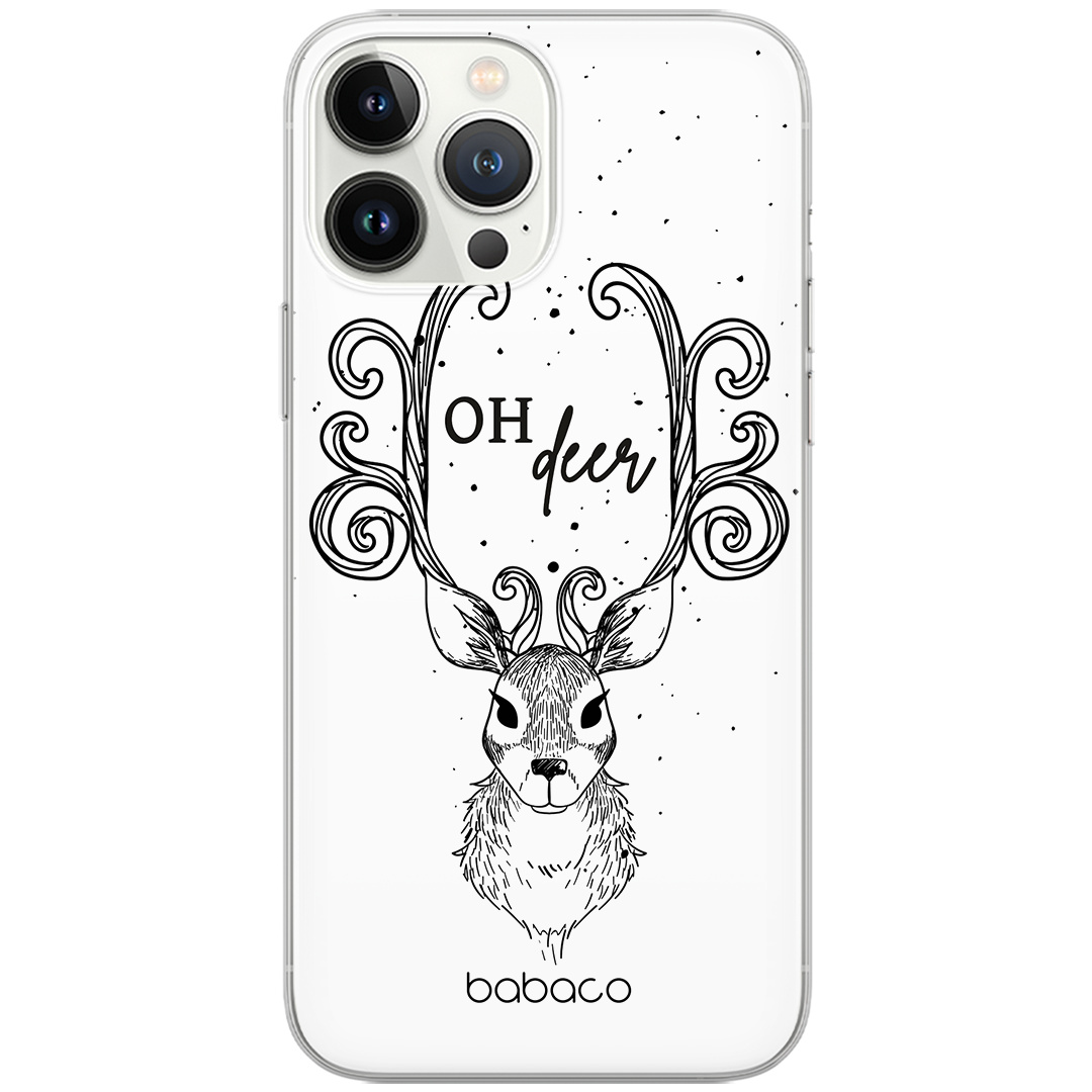 Etui do Samsung S23 ULTRA Winter 002 Babaco Nadruk pełny Biały