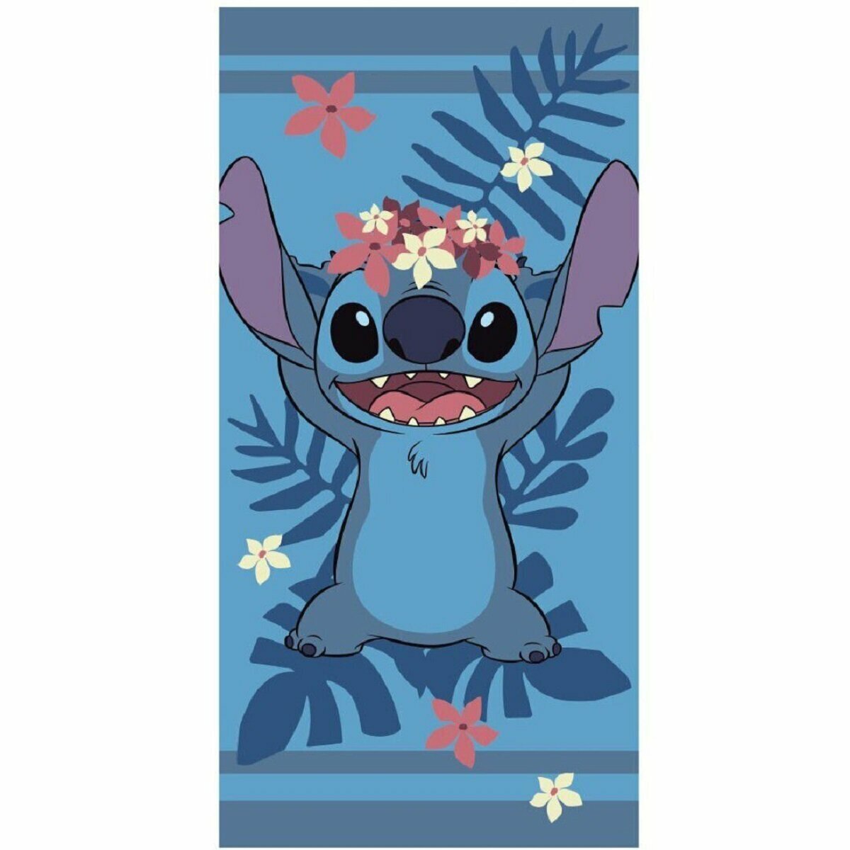 Lilo & Stitch w piasku Ręcznik plażowy Ręcznik 70 x 140 cm Idealny na lato