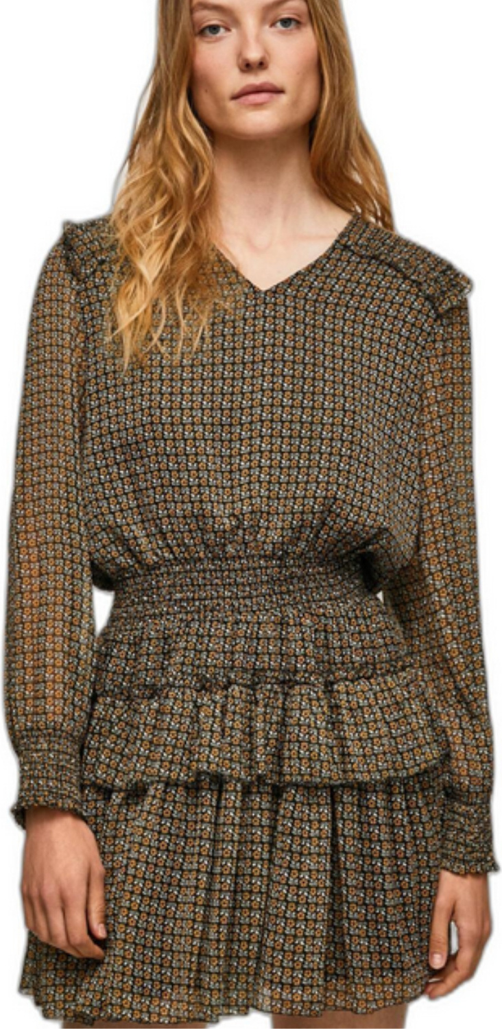 Sukienka damska Pepe Jeans Lara rozkloszowana mini XS