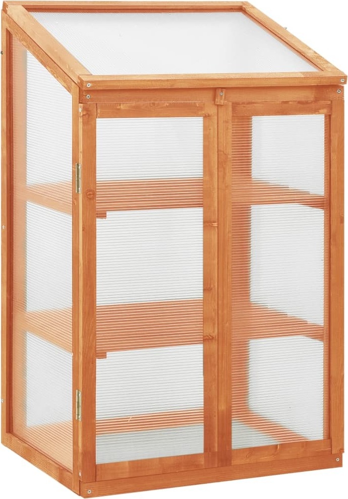 Szklarnia 60x45x100 cm drewno jodłowe