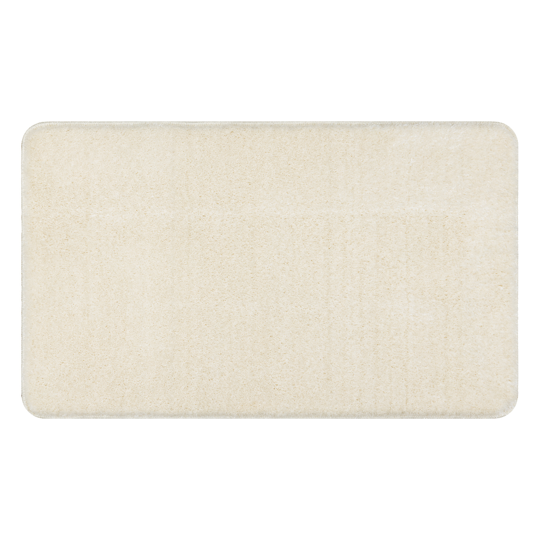 Dywan łazienkowy SANTA jednolity, antypoślizgowy, miękki - biały 50x80 cm