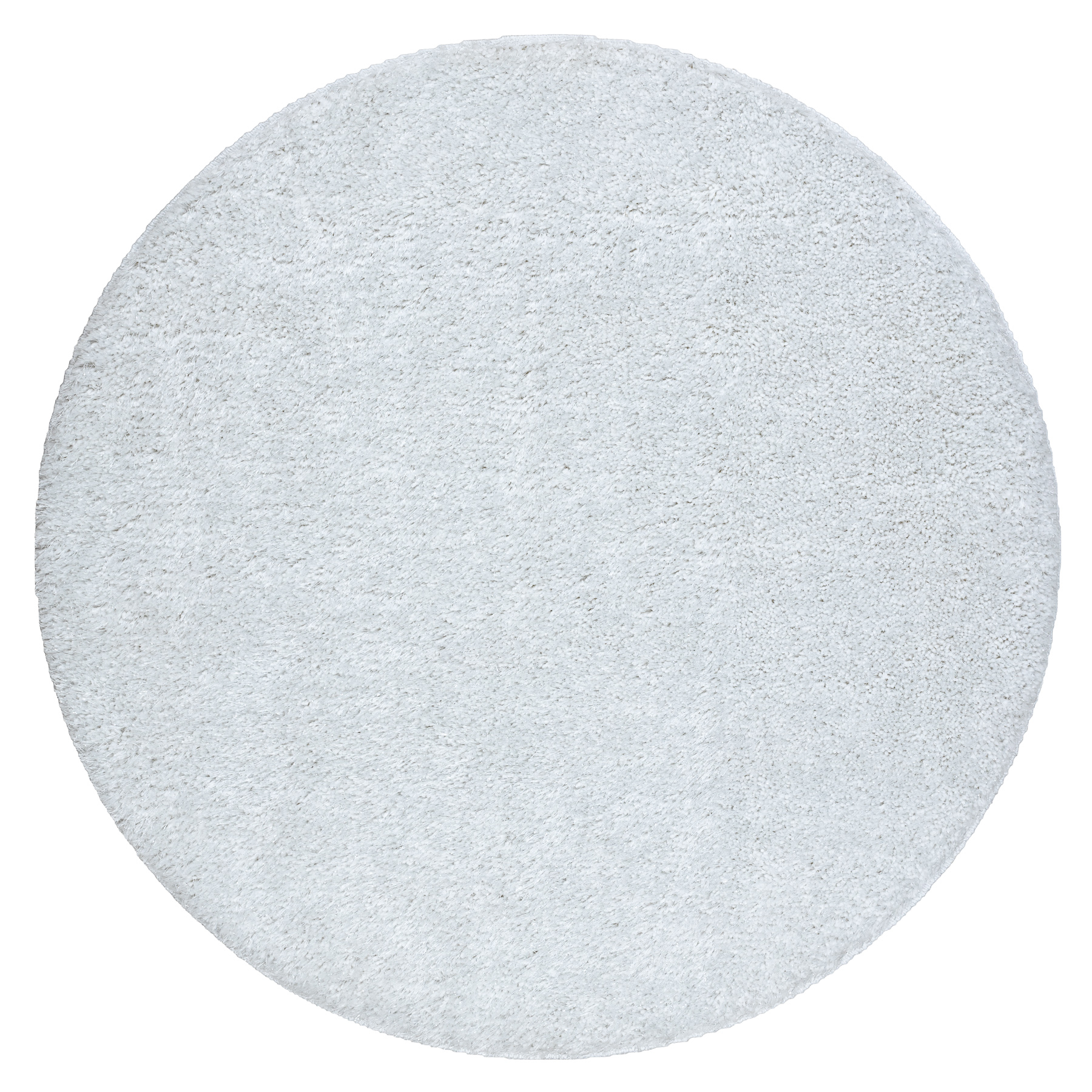 Dywan łazienkowy SYNERGY koło glamour, antypoślizgowy, miękki - lurex biały koło 50 cm