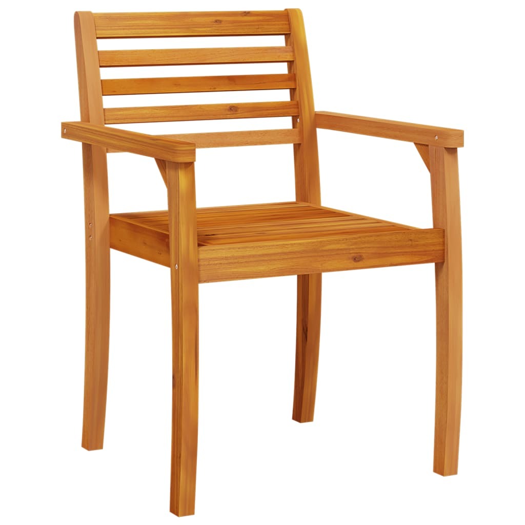 vidaXL Krzesła ogrodowe 2 szt. 59x55x85 cm lite drewno akacjowe