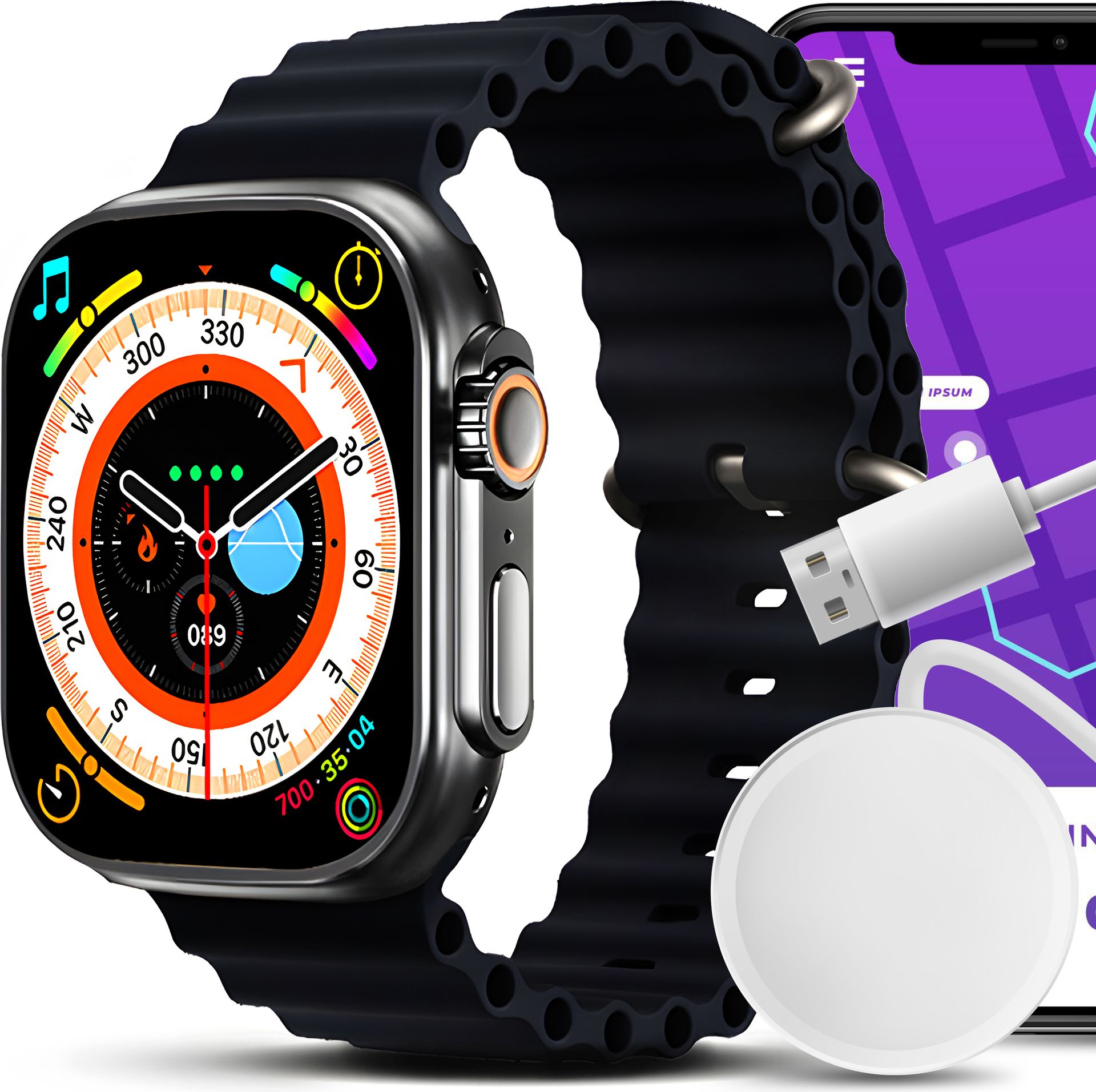 Smartwatch Kobiety Mężczyźni 1,3