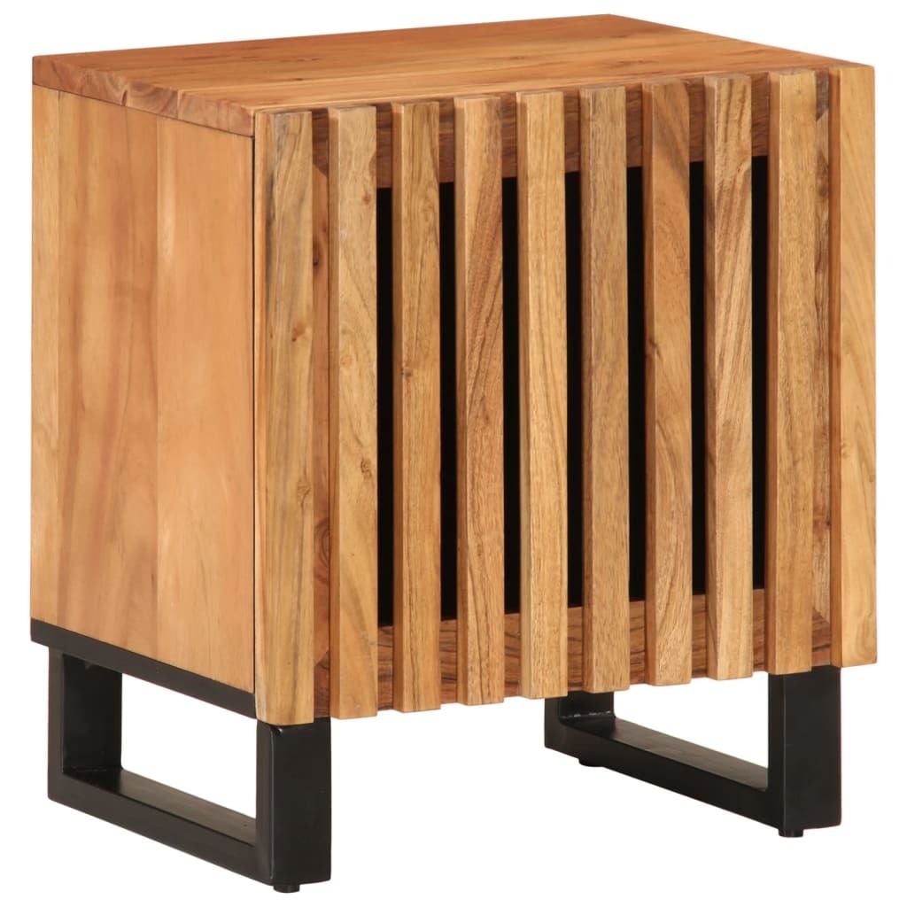 vidaXL Szafki nocne 2 szt. 40x34x46 cm lite drewno akacjowe