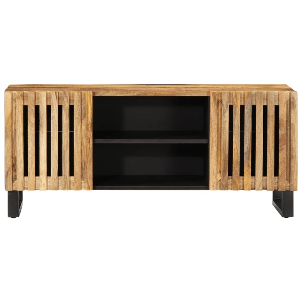 vidaXL Szafka pod TV 105x34x46 cm Szorstkie lite drewno mango