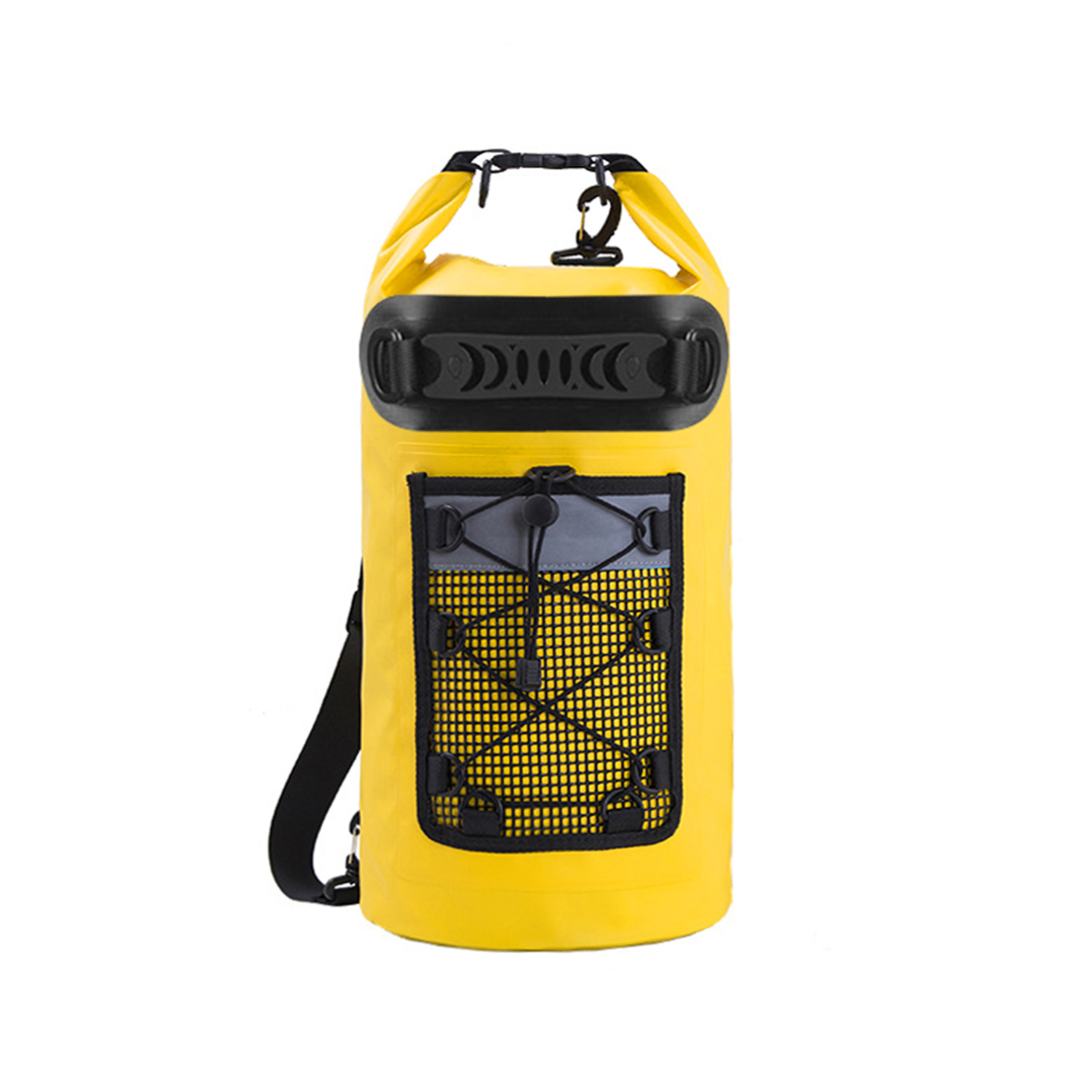 torba plażowa 10L, torba raftingowa, wodoodporna torba sportowa PVC, wodoodporny plecak, torba na ramię, żółta