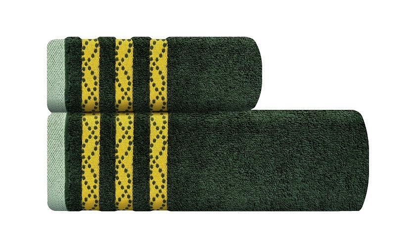 Ręcznik, gruby ręcznik 500 g/m² Aspen 70x140cm 70x140 Ciemnozielony
