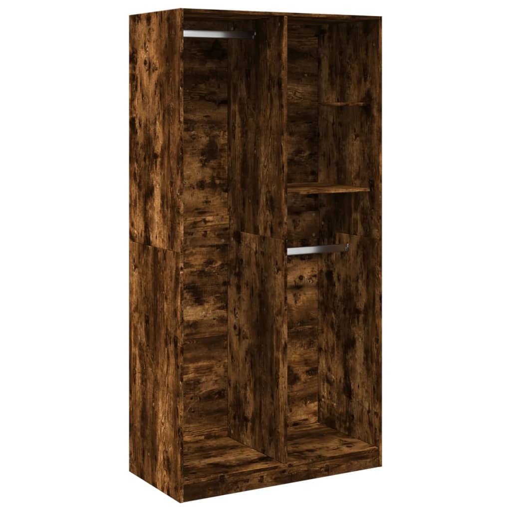 vidaXL Szafa dąb wędzony 100x50x200 cm materiał drewnopochodny