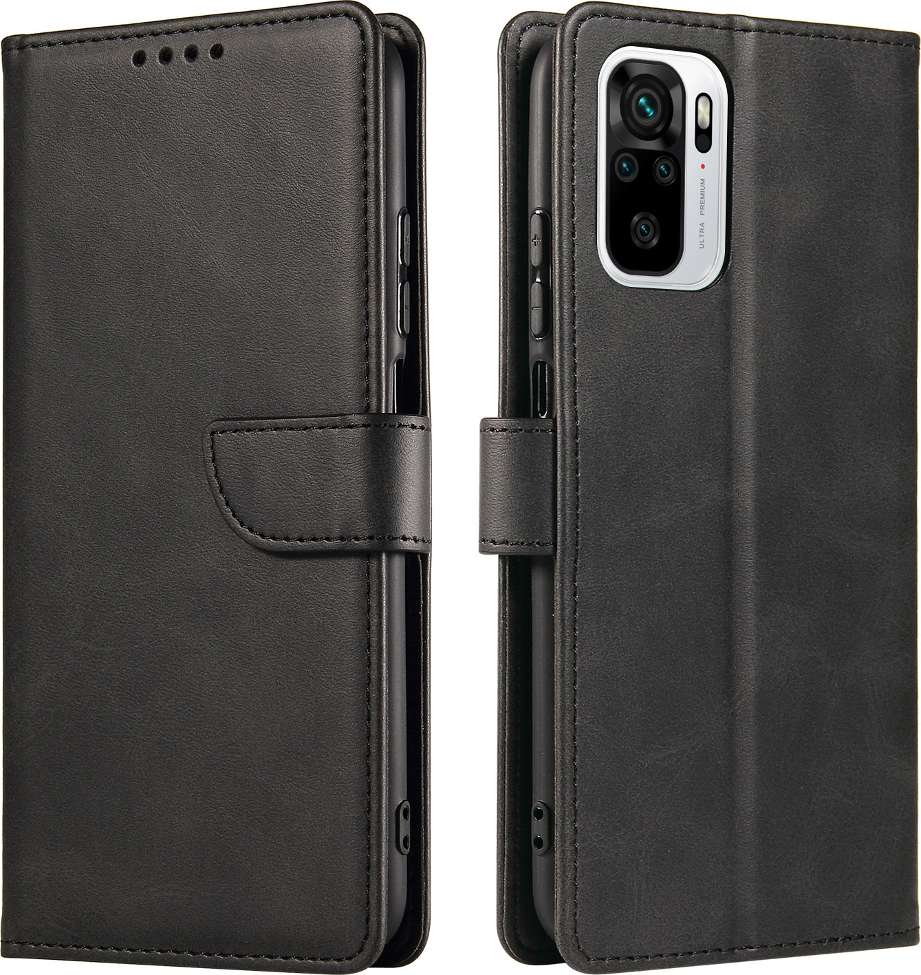 INF Etui na telefon ze skóry z klapką do Xiaomi i Redmi z przegródkami na karty Xiaomi 11 lite 4G/5G/NE