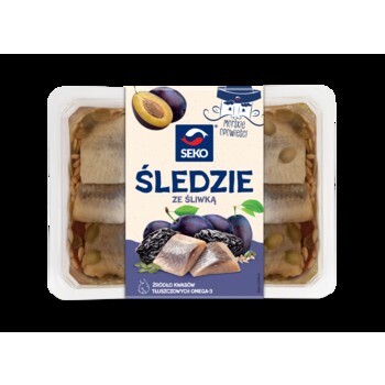 SEKO Morskie opowieści Śledzie ze śliwką 500 g