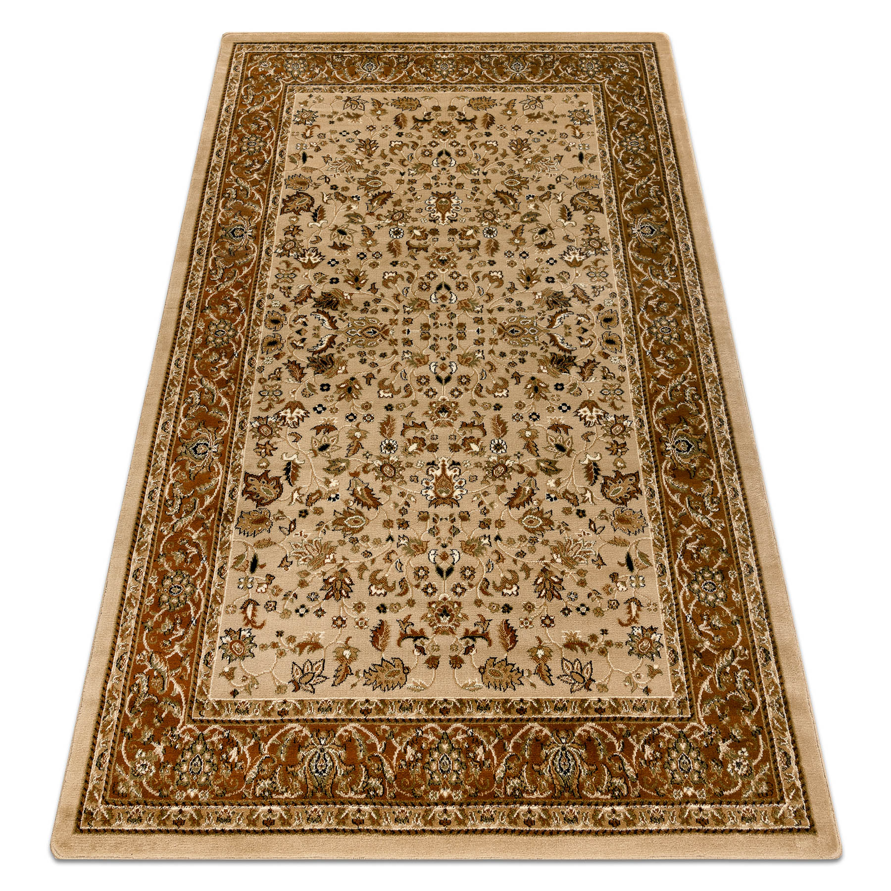 Dywan ROYAL E0176 Ramka - beż / brązowy beżowy 250x350 cm