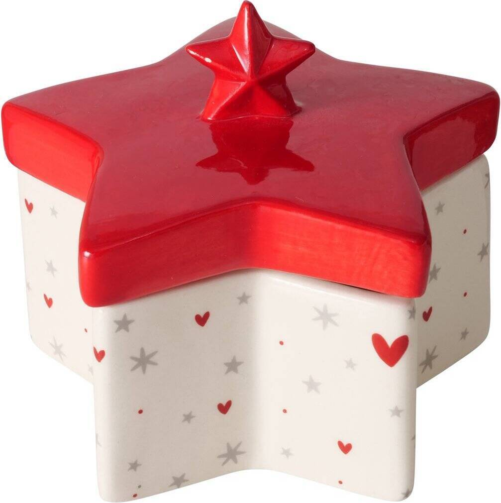 Ceramiczna szkatułka ANELLA w kształcie gwiazdy