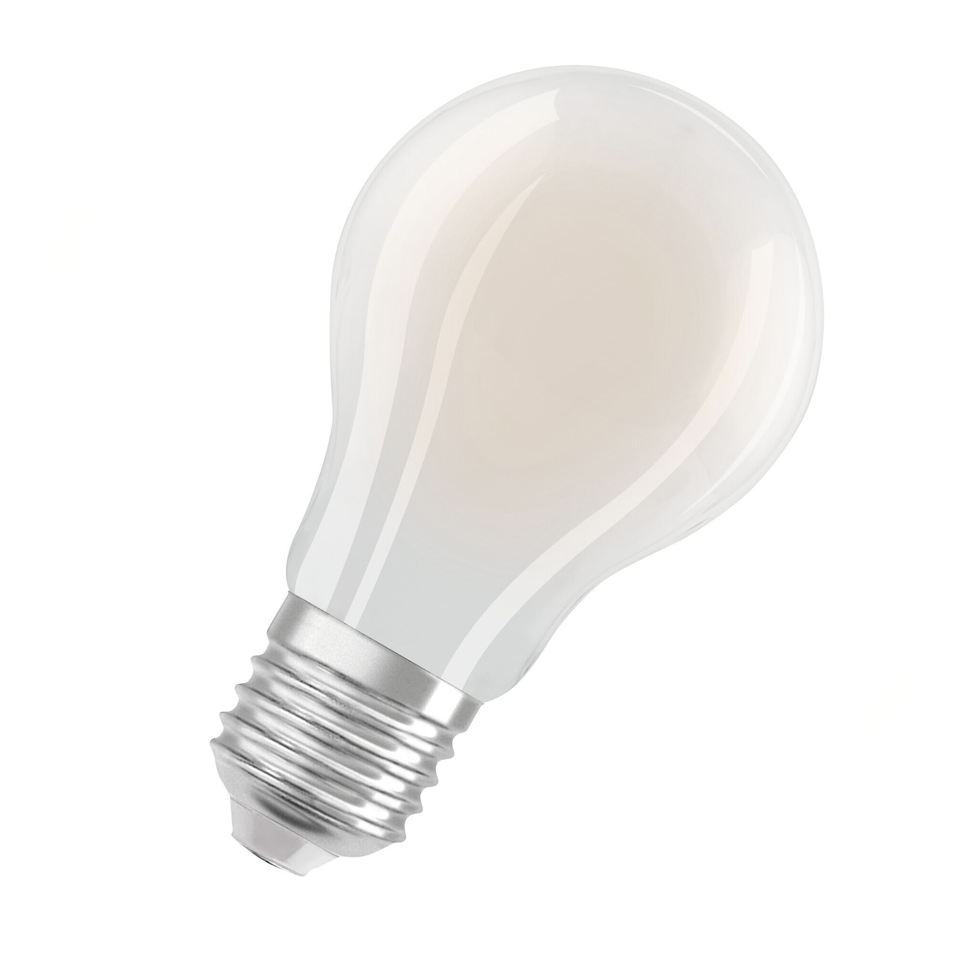Żarówka LED OSRAM SUPERSTAR+ CLASSIC A GL FR 75 z trzonkiem E27, klasyczny kształt żarówki, biała, 5W, 1055lm, 4000K, chłodne białe światło, do 60% oszczędności energii w porównaniu do standardowych żarówek LED