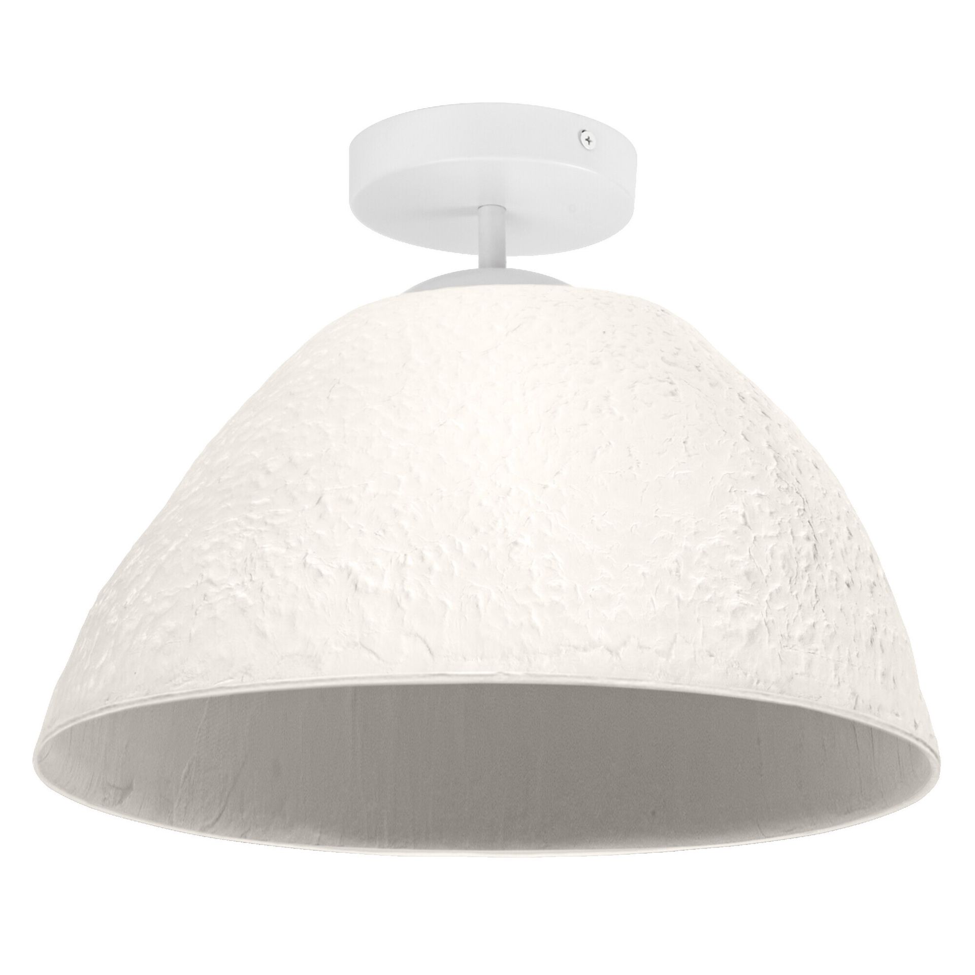 LEDVANCE biała replika dzwonka wielbłądziego, lampa sufitowa z metalu i papier-mâché, E27, średnica 375 mm, klosz wykonany z materiału pochodzącego z recyklingu, zrównoważony dzięki wymiennemu źródłu światła, łatwa instalacja
