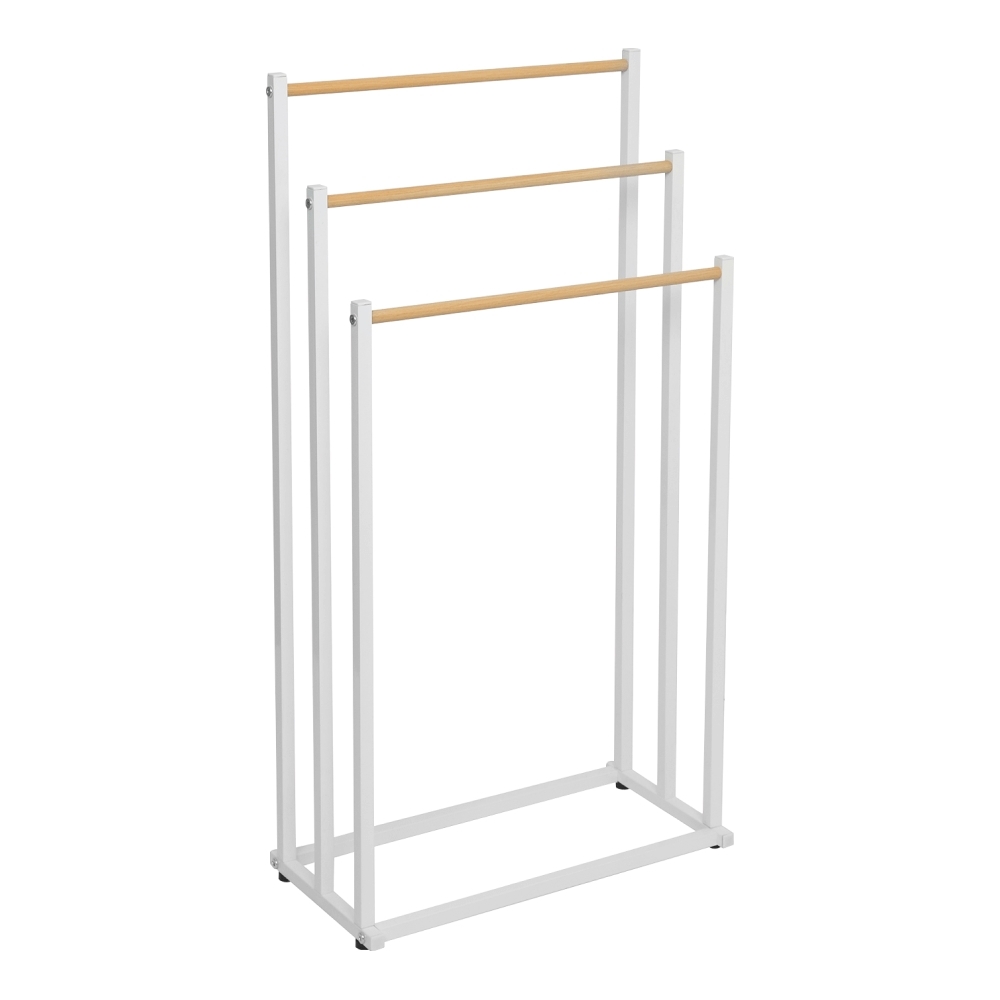 Kondela Metalowy wieszak na ręczniki Poldo - biały