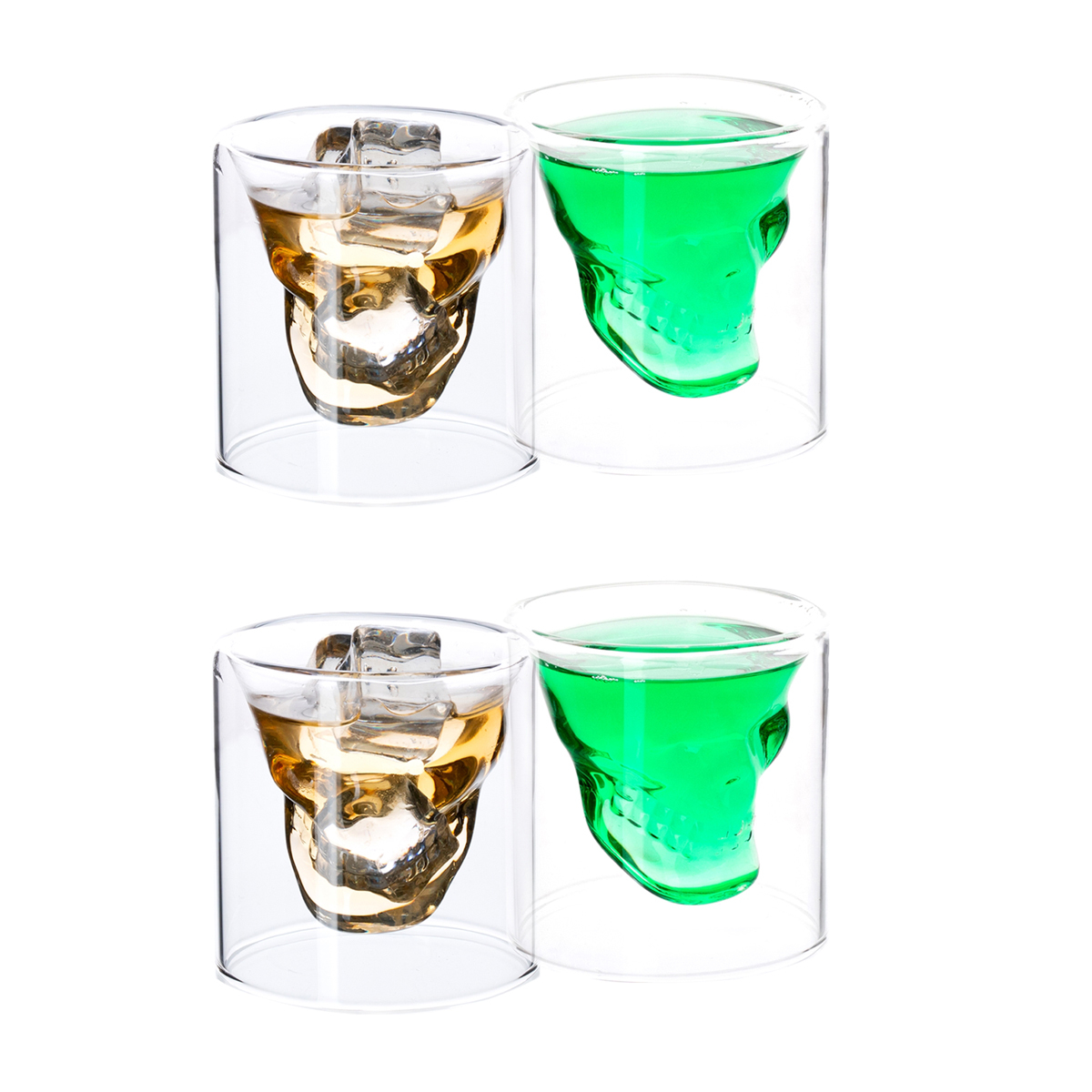 Kondela Kubek termiczny (4 szt.) Hotcold Typ 35 75 ml - przezroczysty