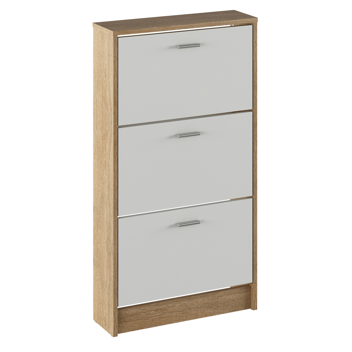 Kondela Szafka na buty (szafka na buty) Mobi 13 - biały / dąb sonoma