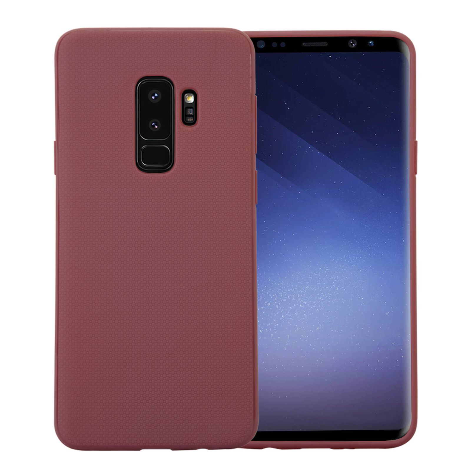 Etui na telefon Samsung Galaxy S9 Plus SM-G965 6,2 cala TPU Case z miękkiego, elastycznego materiału Brązowy