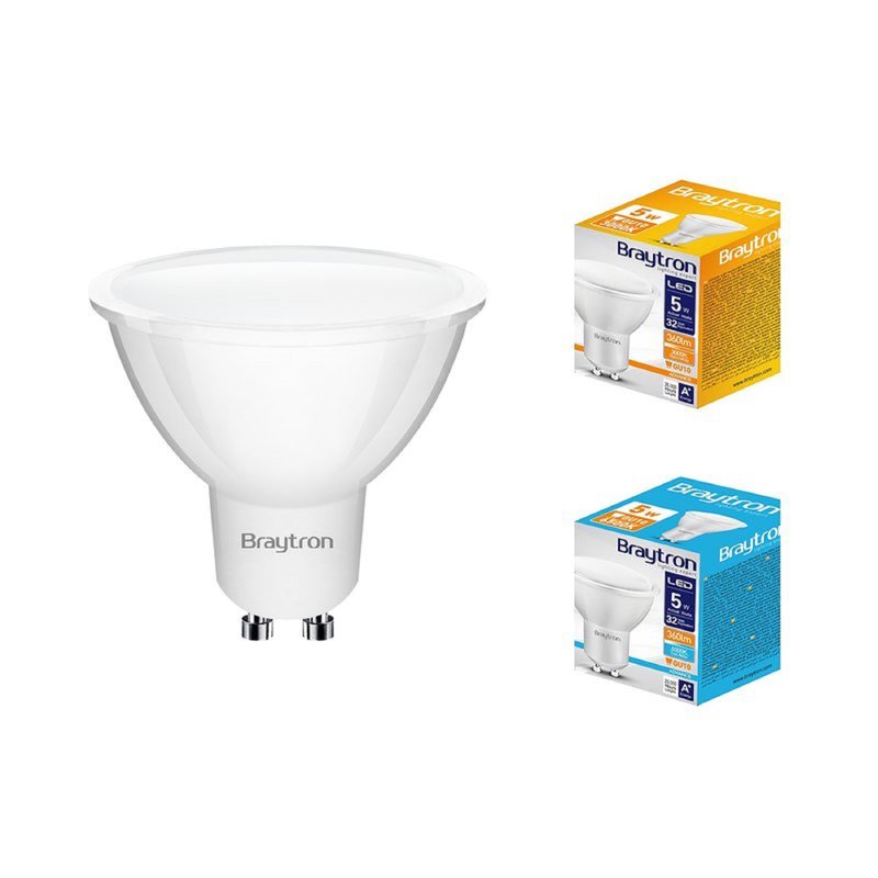10x GU10 5W ciepła biała żarówka LED 360 lm 3000K